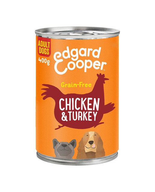 Edgard & Cooper Comida Húmeda Paté Pollo y Pavo 400 g
