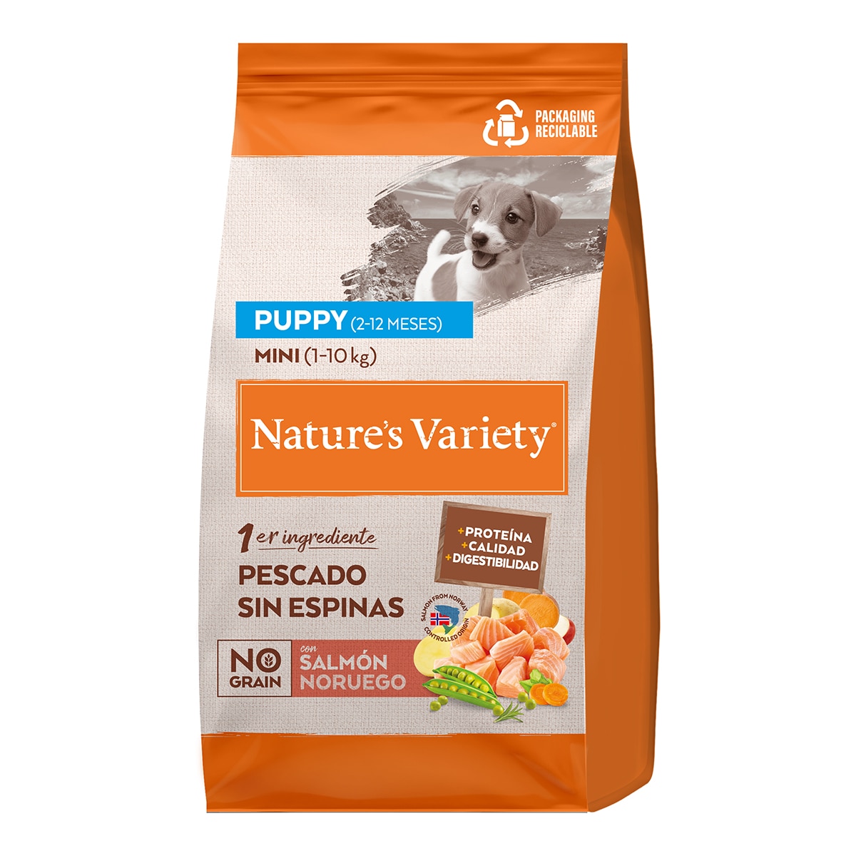 Nature's Variety No Grain Cachorros Mini Salmón