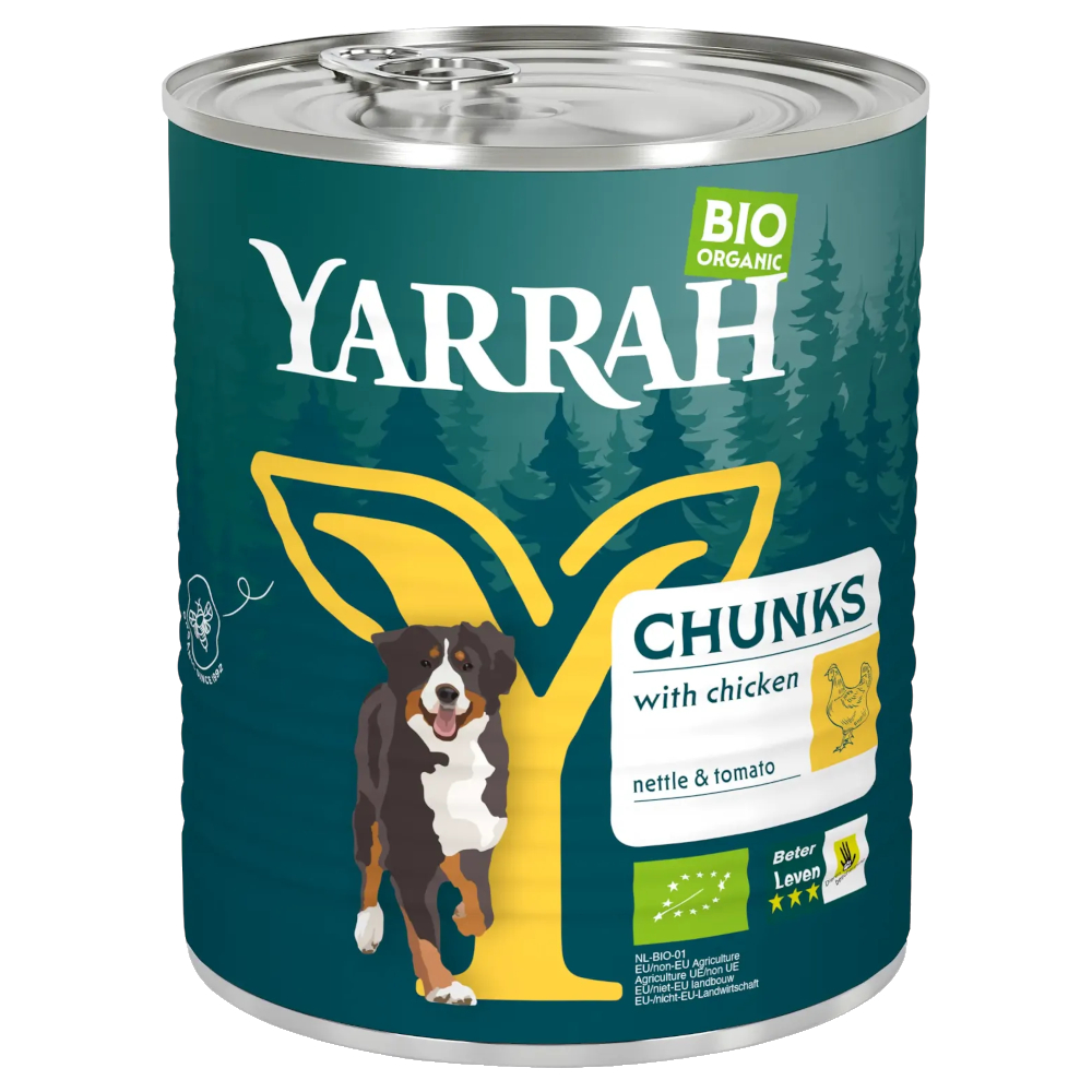 Yarrah Bocaditos Ecológicos de Pollo en Latas 6x820g