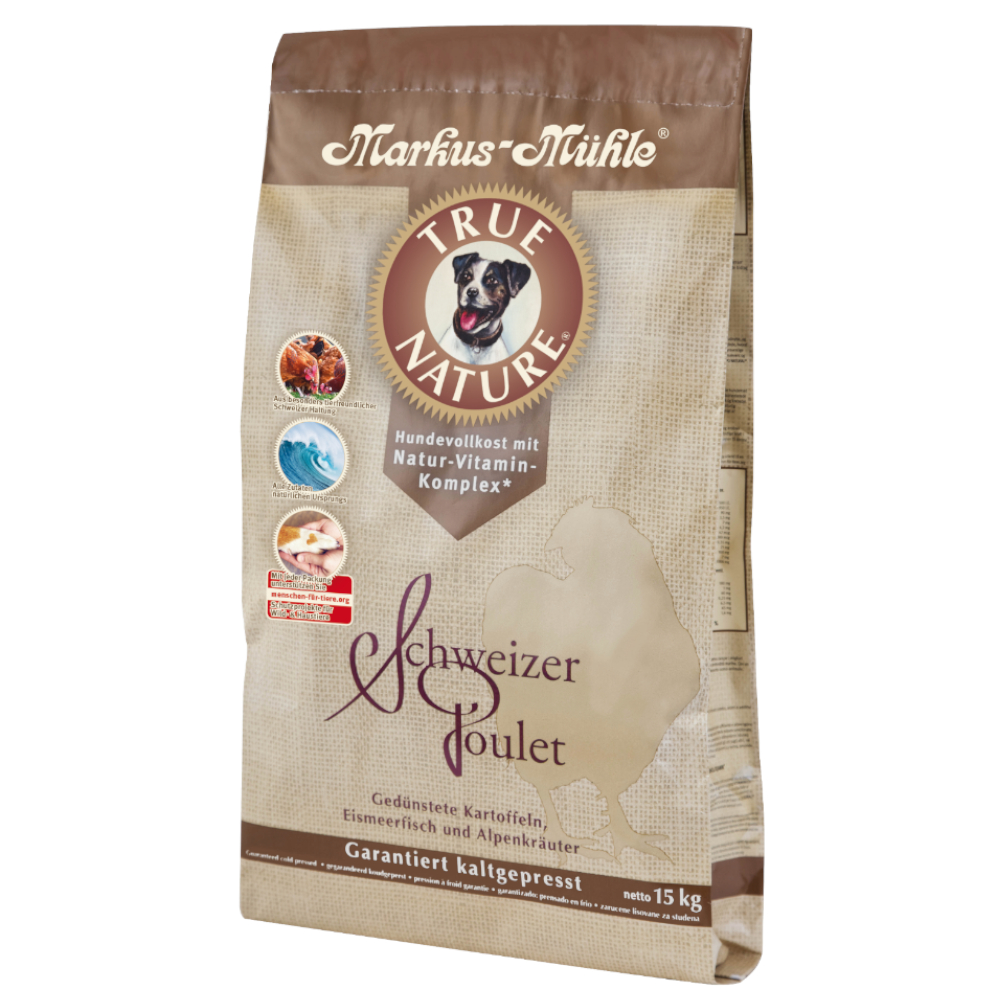 Markus-Mühle TRUE NATURE pienso para perros - 2 x 15 kg - Pack Ahorro