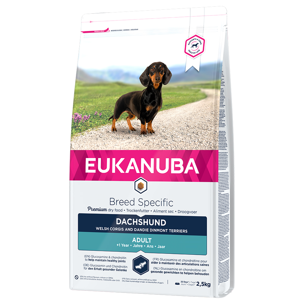 Eukanuba Breed Teckel - 3 x 2,5 kg - Pack Ahorro