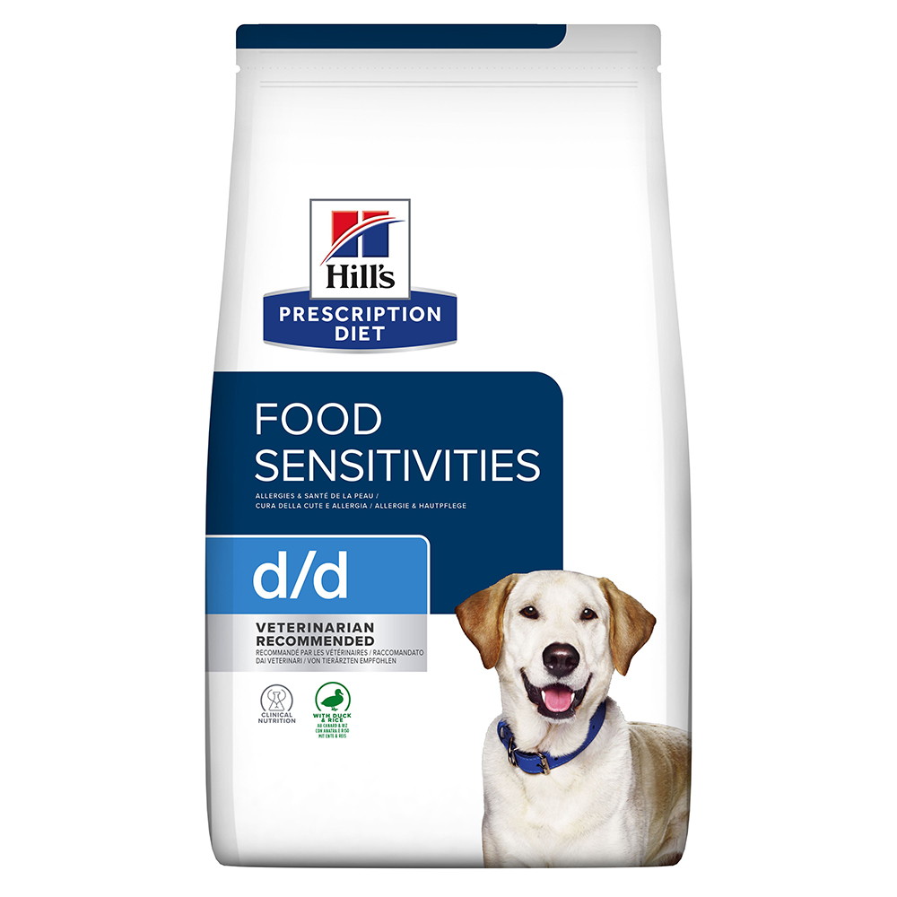 Hill's Prescription Diet d/d con pato Food Sensitivities pienso para perros - 12 kg