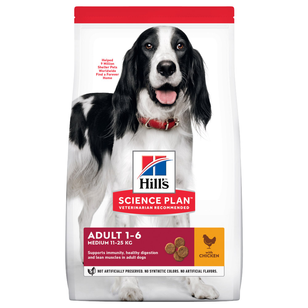 Hill's Science Plan Adult 1-6 Medium con pollo - 2 x 14 kg - Pack Ahorro