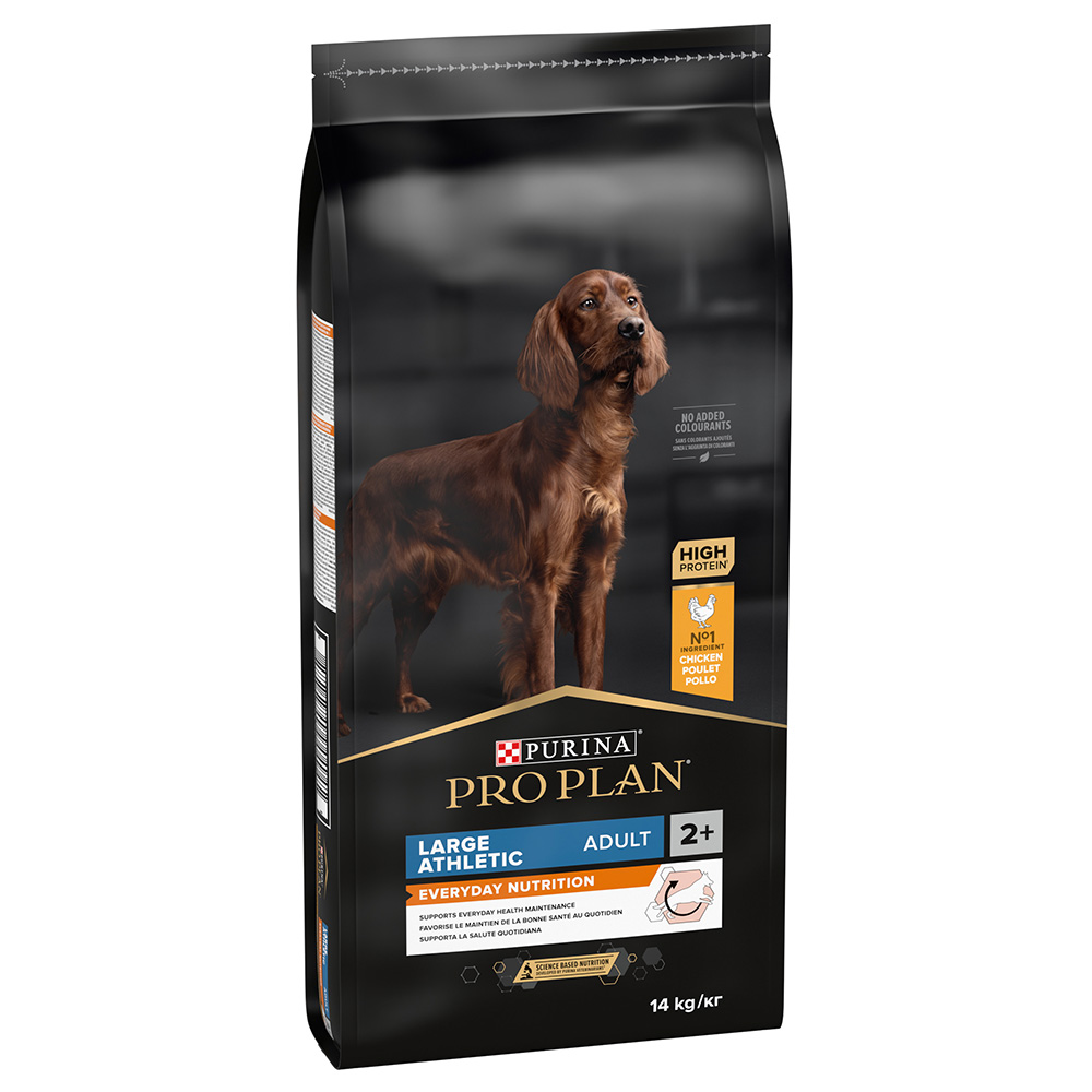 PURINA PRO PLAN Large Athletic Adult Everyday Nutrition - 2 x 14 kg - Pack Ahorro
