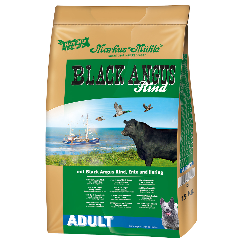 Markus-Mühle Black Angus Adult - 2 x 15 kg - Pack Ahorro