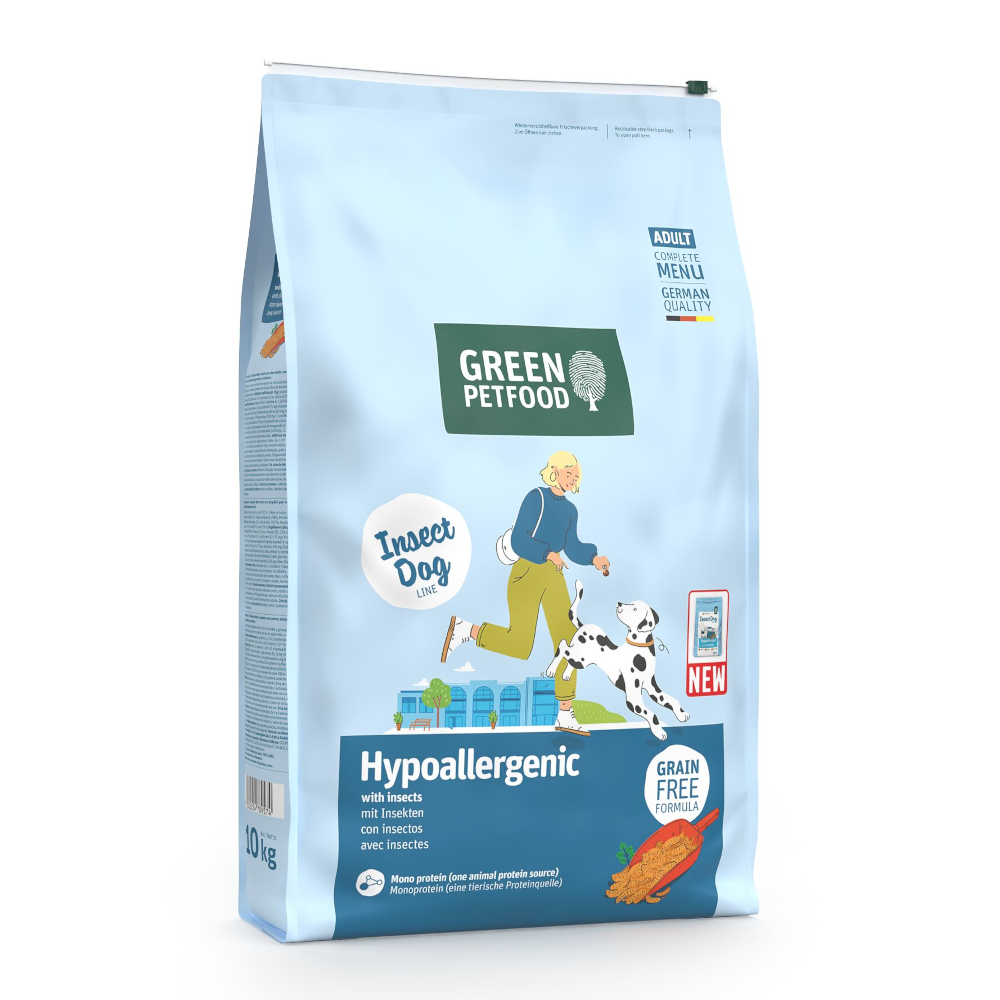 Green Petfood Hypoallergenic con insectos - 10 kg