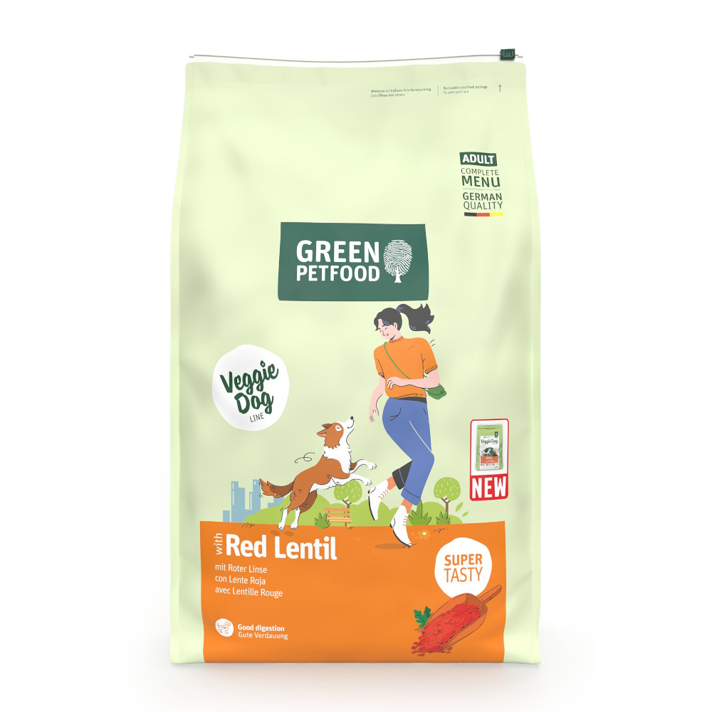 Green Petfood con lenteja roja - 2 x 10 kg - Pack Ahorro