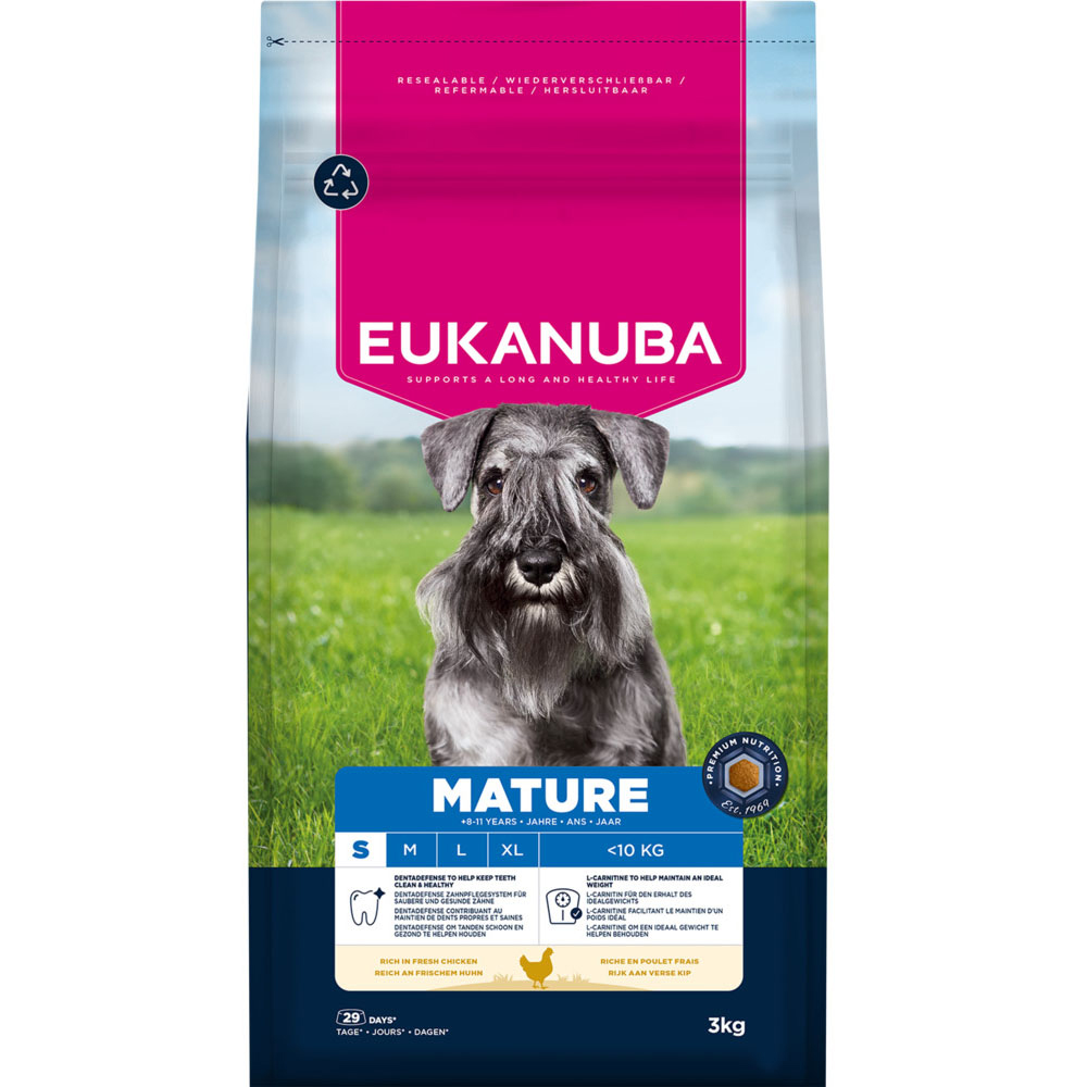 Pack Ahorro: Eukanuba 2 x 12/15 kg o 2 x 3 kg - Mature Small Breed pollo (2 x 3 kg)